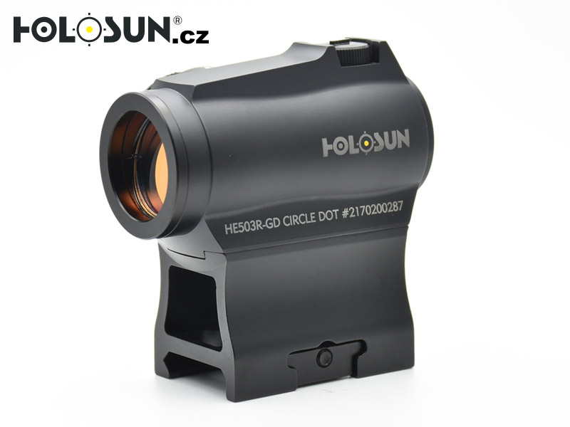 Micro kolimátor Holosun HE503R Elite Gold